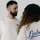 LJUBAV - Frontmark Unisex Sweatshirt Off-White