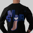 SMOR - Quiet Front Unisex Sweatshirt Black