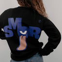 SMOR - Quiet Front Unisex Sweatshirt Black