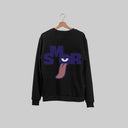 SMOR - Quiet Front Unisex Sweatshirt Black
